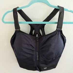 SHEFIT Low Impact Sports Bra Limited Edition Heathered Indigo Blue